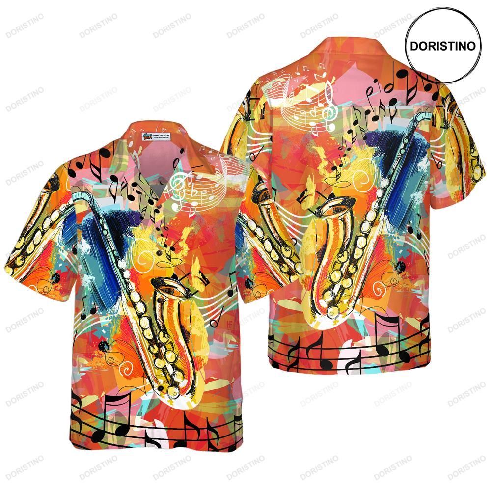 Saxophone Guides You To The World Awesome Hawaiian Shirt