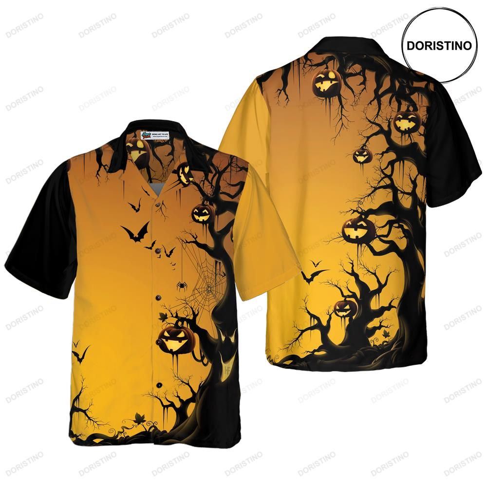 Scary Halloween Tree Limited Edition Hawaiian Shirt