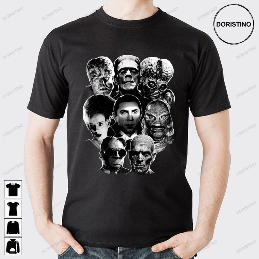 Universal Monster Gang Frankenstein 2 Doristino Hoodie Tshirt Sweatshirt