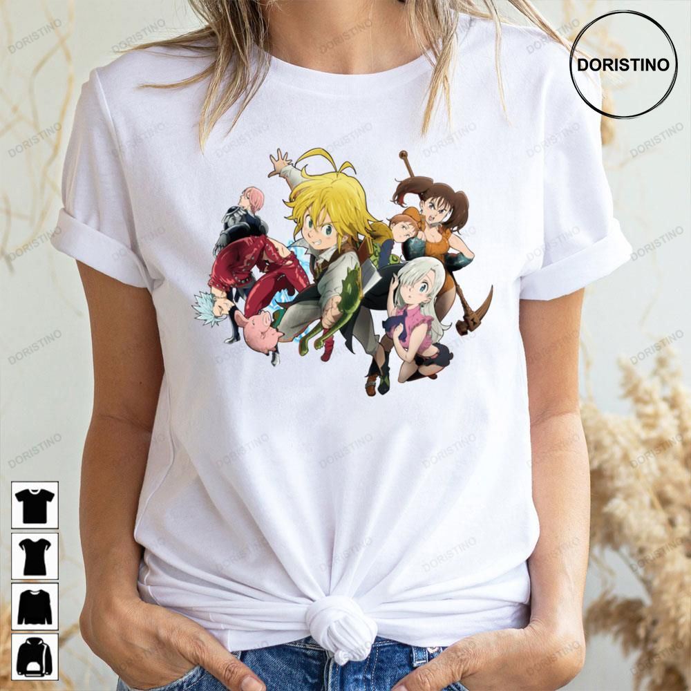 Cute Anime The Seven Deadly Sins Awesome Shirts
