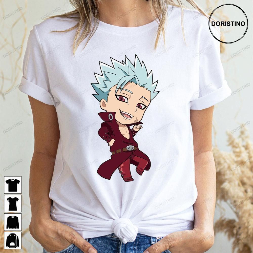 Cute Chibi The Seven Deadly Sins Limited Edition T-shirts