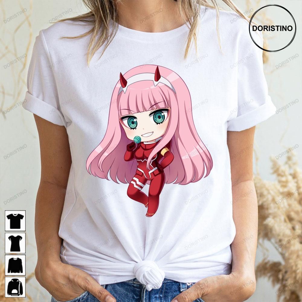 Cute Chibi Zero Darling In The Franxx Limited Edition T-shirts