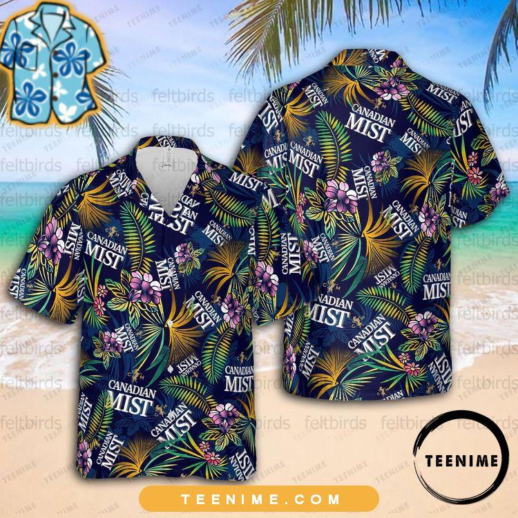 Canadian Mist Whiskey Unisex Awesome Outfit Teenime Limited Edition Hawaiian Shirt
