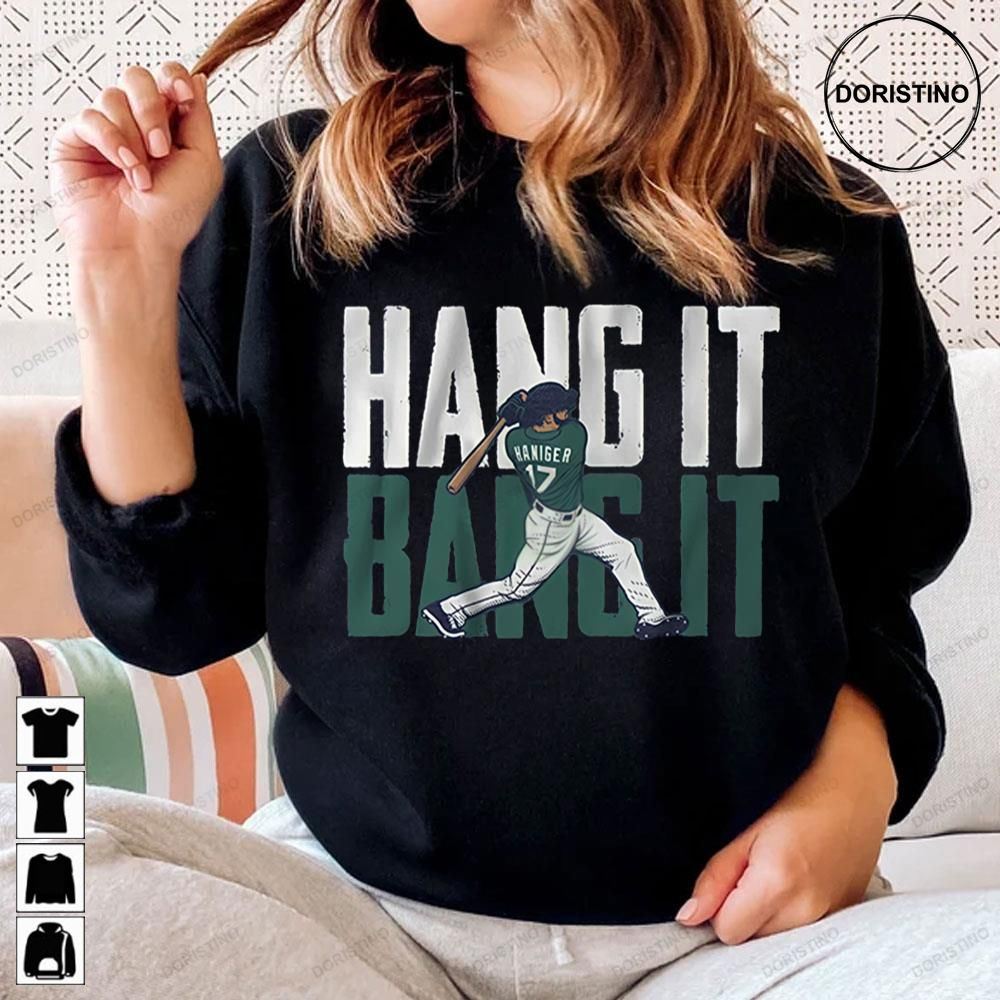 Mitch Haniger: Hang It, Bang It, Youth T-Shirt / Medium - MLB - Sports Fan Gear | breakingt