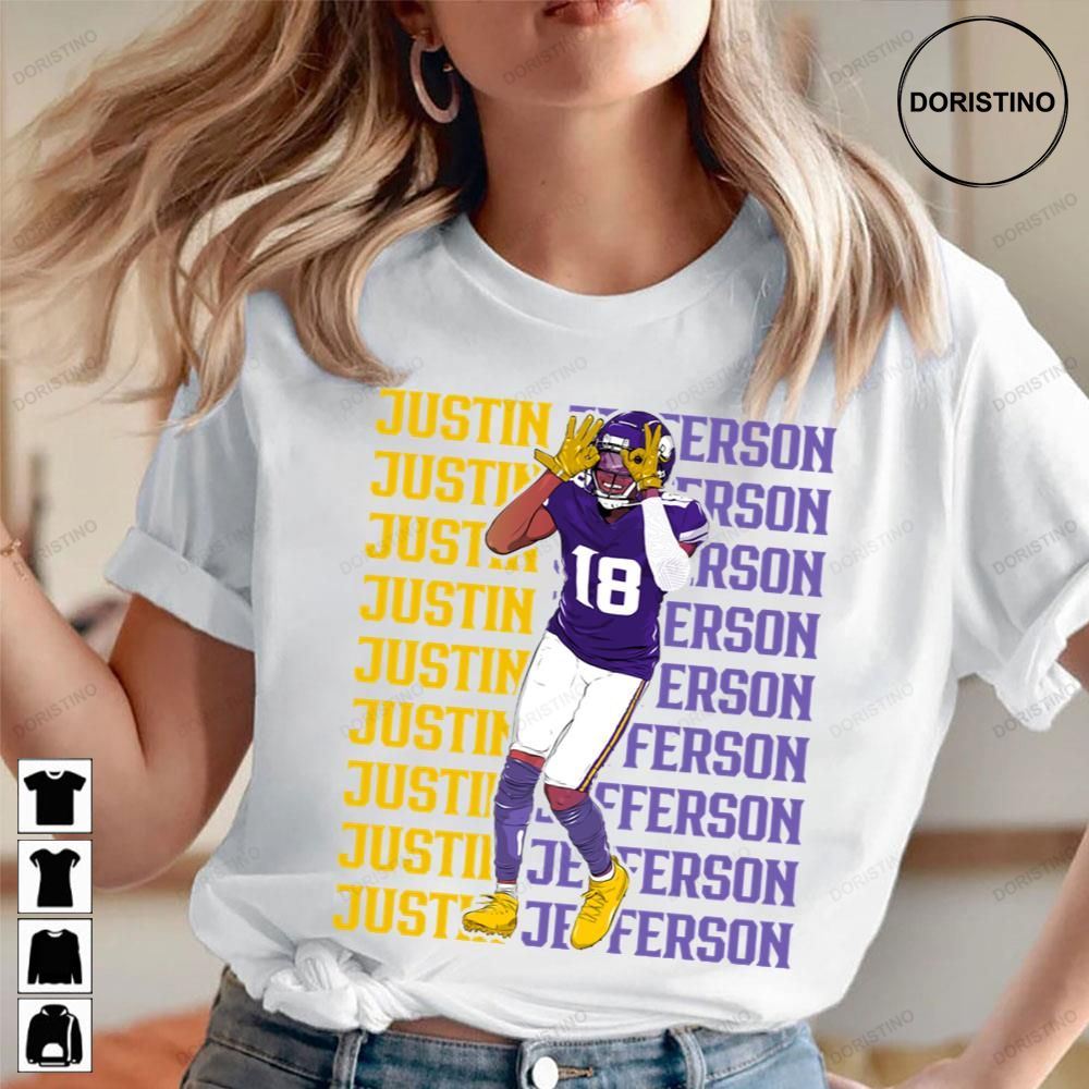 Happy Art For Fans Justin Jefferson Legend Football Limited Edition T-shirts