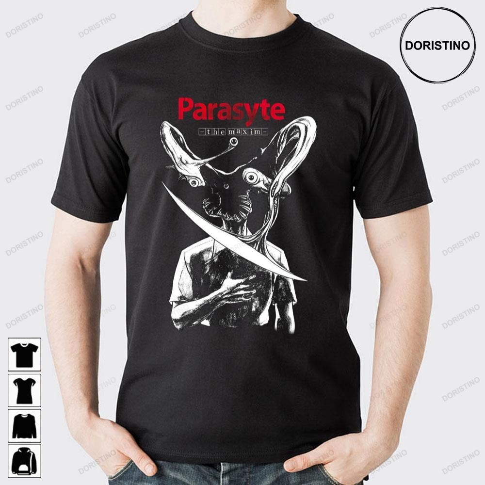 Parasyte The Maxim Red Black Whtie Limited Edition T-shirts