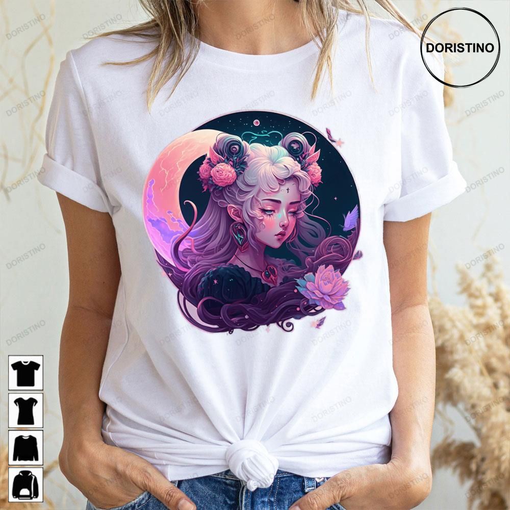 Pastel Goth Woman A Unique Designpastel Goth And Sailor Moon Limited Edition T-shirts