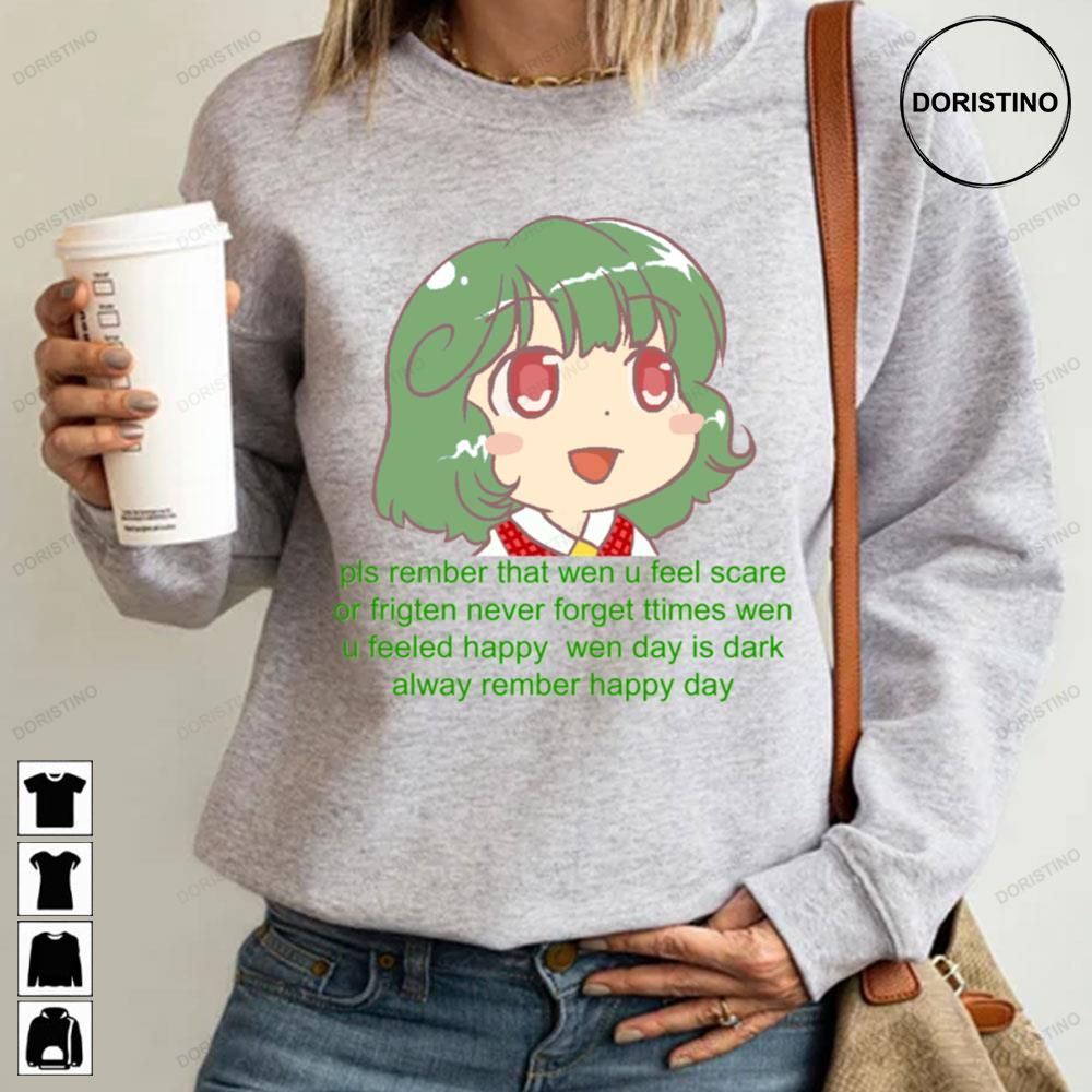 Pls Rember That Wen U Feel Scare Or Frigten Never Forget Times Chibi Yuuka Comforts You Touhou Limited Edition T-shirts