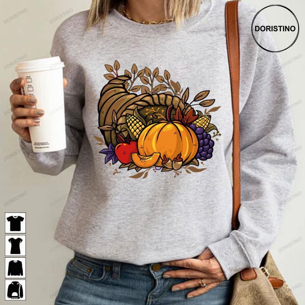 Give Thanks Cornucopia Thanksgiving Dinner Limited Edition T-shirts