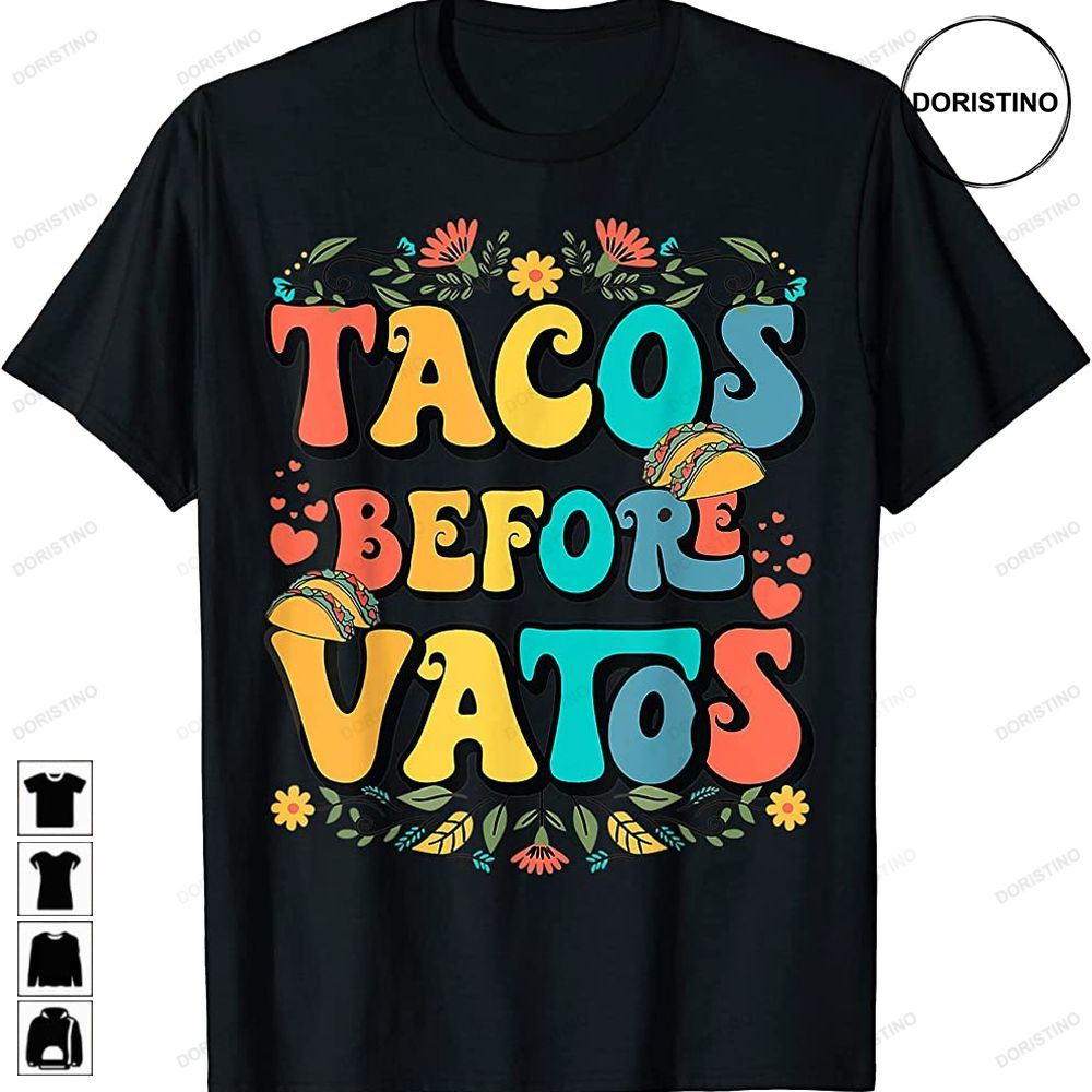 Funny Valentines Day Tacos Before Vatos Women Men Valentine Trending Style