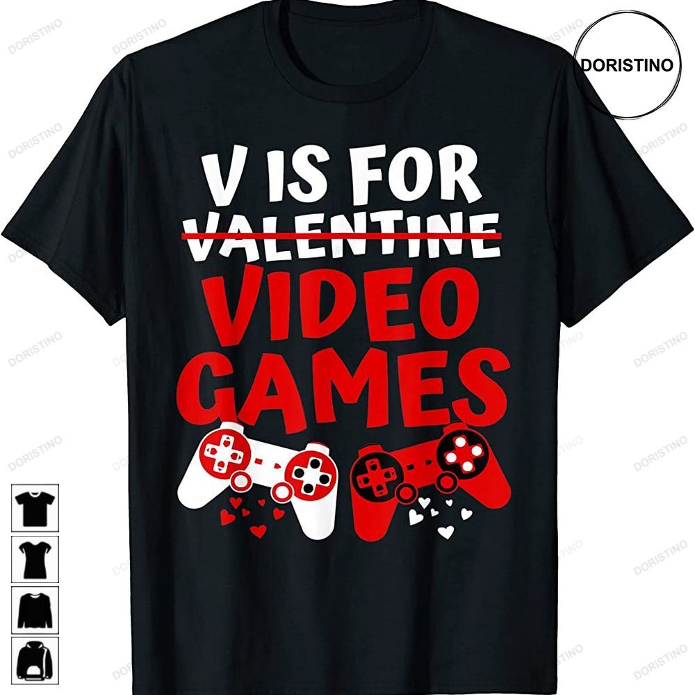 Funny Video Games Lover Valentine Day For Kids Boys Limited Edition T-shirts