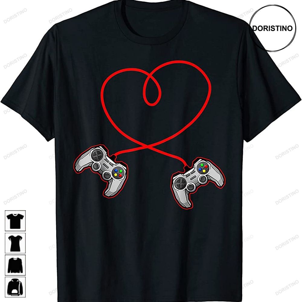 Gaming Controller Heart Video Game Gift Gamer Valentines Day Trending Style