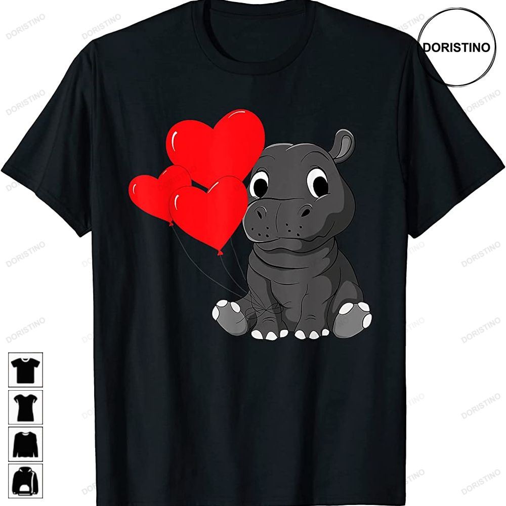 Hippo Lovers Cute Baby Hippopotamus Valentines Day Gifts Awesome Shirts