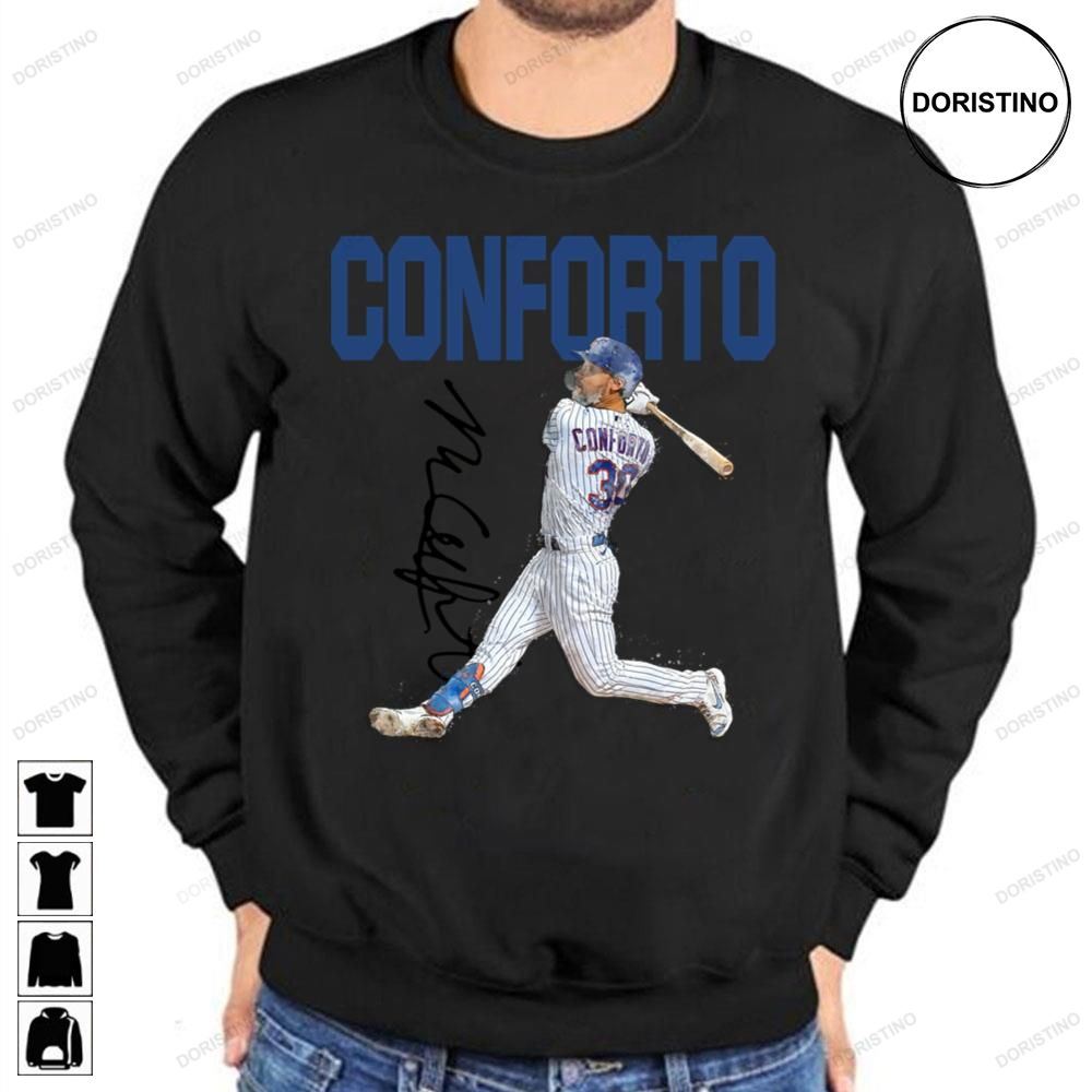 Michael Conforto Signature Baseball Trending Style
