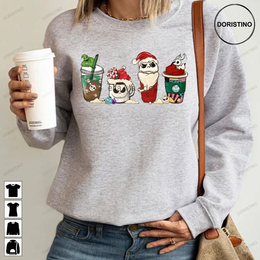 Nightmare Latte Christmas Ice Coffee Awesome Shirts