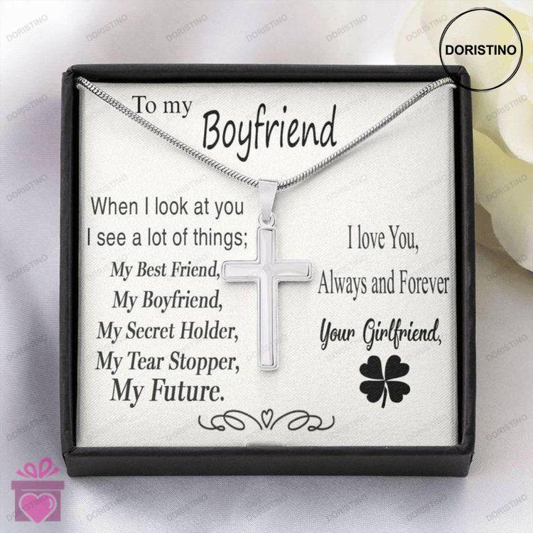 Boyfriend Necklace Boyfriend Gift Valentines Day Gift For Boyfriend Thoughtful Gift For Man Boyfrien Doristino Limited Edition Necklace