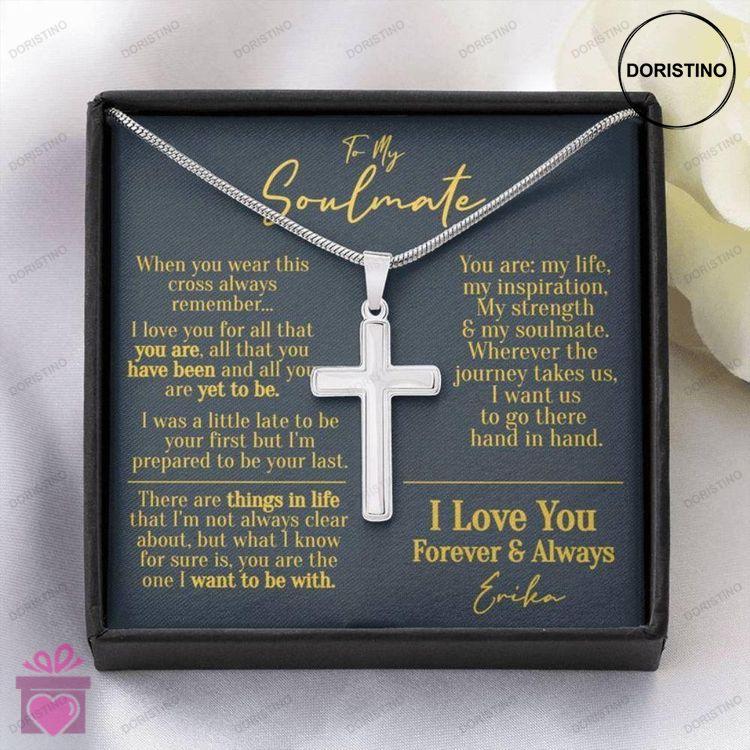 Boyfriend Necklace Soulmate Gifts For Him Personalized Romantic Gift For Him Romantic Gift For Him M Doristino Awesome Necklace