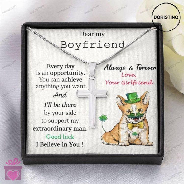 Boyfriend Necklace St Patricks Day Gifts For Boyfriend Pattys Day Anniversary Necklace Gift Lucky Cr Doristino Awesome Necklace