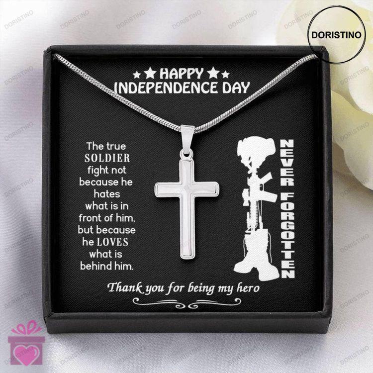 Brother Necklace Dad Necklace Us Army Gift For Brother Happy Independence Day Military Gift For Dad Doristino Trending Necklace