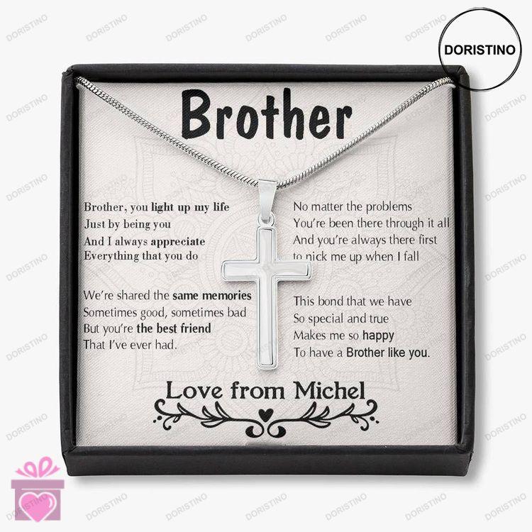 Brother Necklace Personalized Necklace Gift For Brother Gift For Brother From Sister Teenage Brother Doristino Awesome Necklace