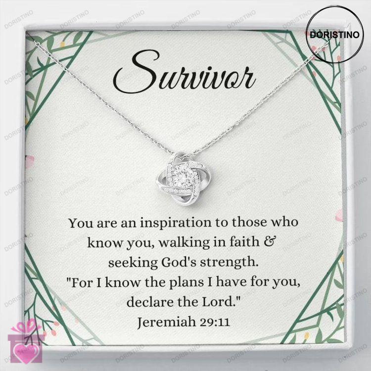 Cancer Survivor Gift For Cancer Patient Breast Cancer Survivor Gift With Bible Doristino Trending Necklace