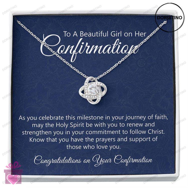 Confirmation Necklace Gifts For Girls Holy Confirmation For Girls Christian Faith Custom Necklace Doristino Trending Necklace