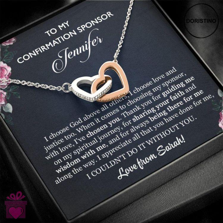 Confirmation Sponsor Necklace Meaningful Gift For Female Confirmation Sponsor Confirmation Sponsor J Doristino Limited Edition Necklace