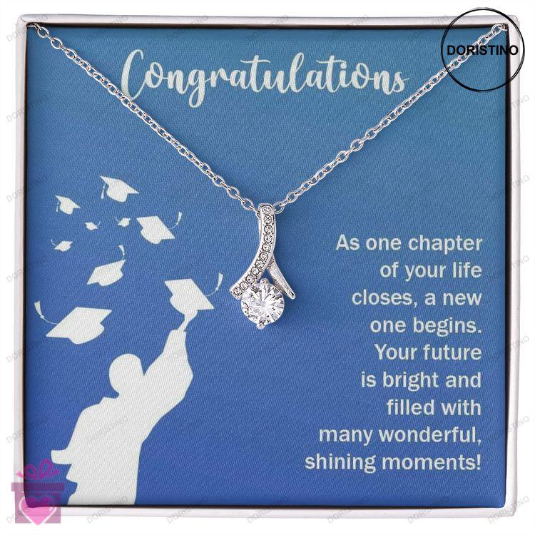 Congratulations Class Of 2022 Alluring - 925 Sterling Silver Necklace Doristino Trending Necklace