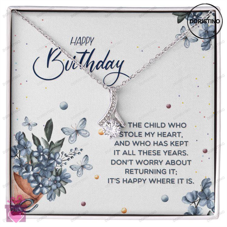 Copy Of Happy Birthday To The Child Who Alluring - 925 Sterling Silver Necklace Doristino Trending Necklace