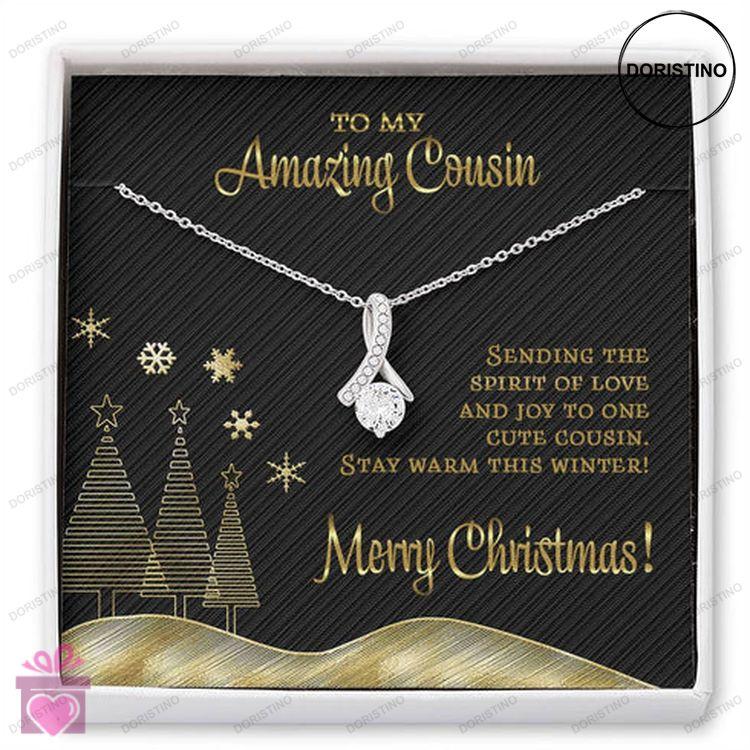 Cousin Necklace To My Amazing Cousin Christmas Necklace Doristino Limited Edition Necklace