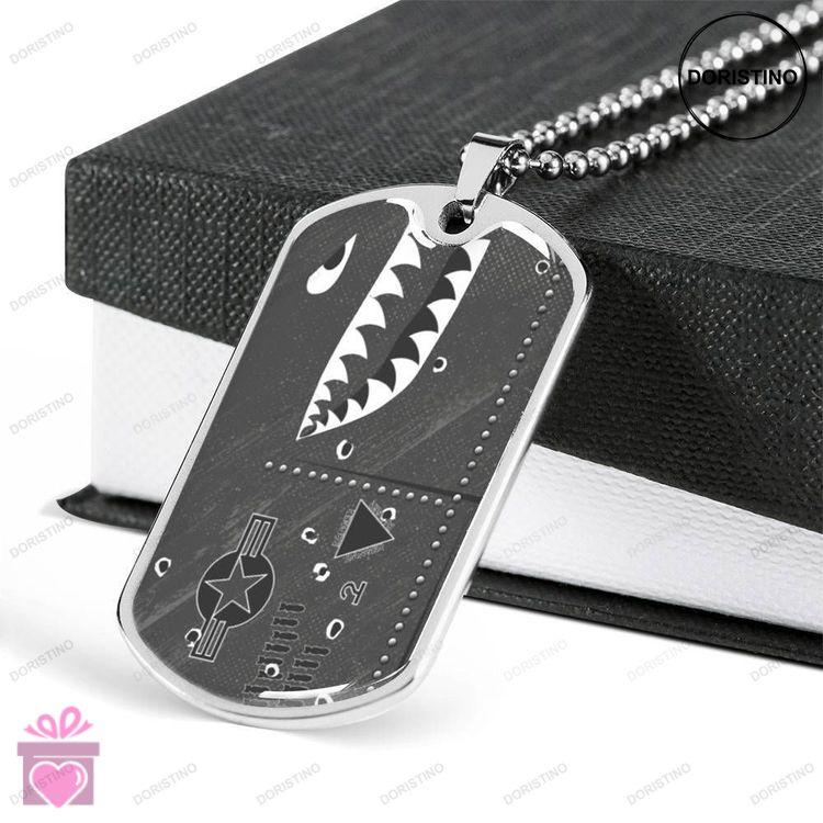 Custom Fight Dog Tag Military Chain Necklace Men Gift Idea Dog Tag Doristino Awesome Necklace