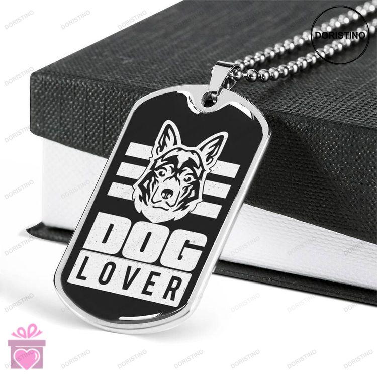 Custom Picture Dog Lover Dog Tag Military Chain Necklace For Dog Lovers Dog Tag Doristino Limited Edition Necklace