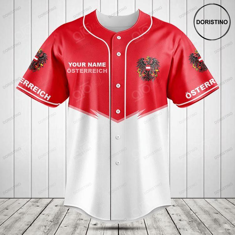 Customize Austria Energy Doristino All Over Print Baseball Jersey