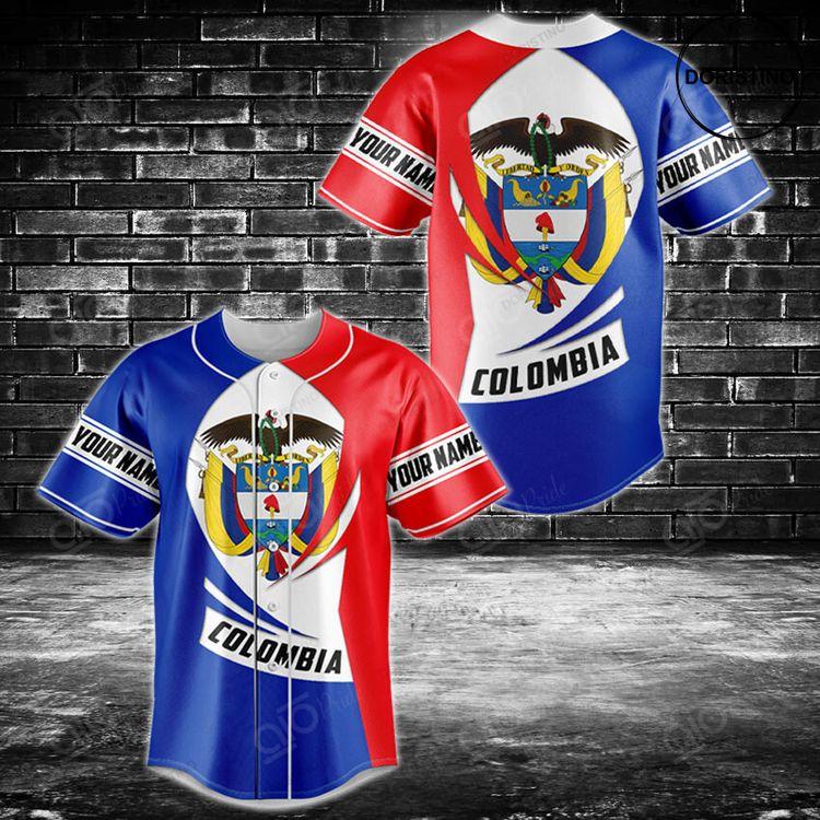 Customize Colombia Coat Of Arms Doristino Limited Edition Baseball Jersey
