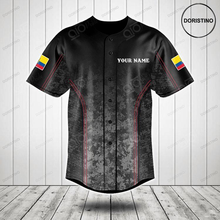 Customize Ecuador Camo Motto Doristino Limited Edition Baseball Jersey