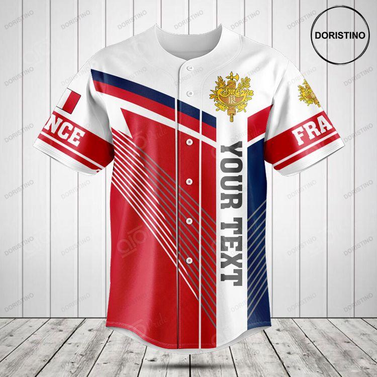 Customize France Flag Doristino Limited Edition Baseball Jersey