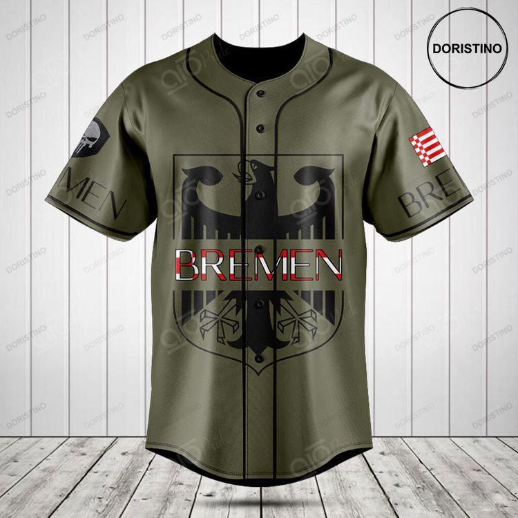 Customize Germany Bremen Doristino All Over Print Baseball Jersey