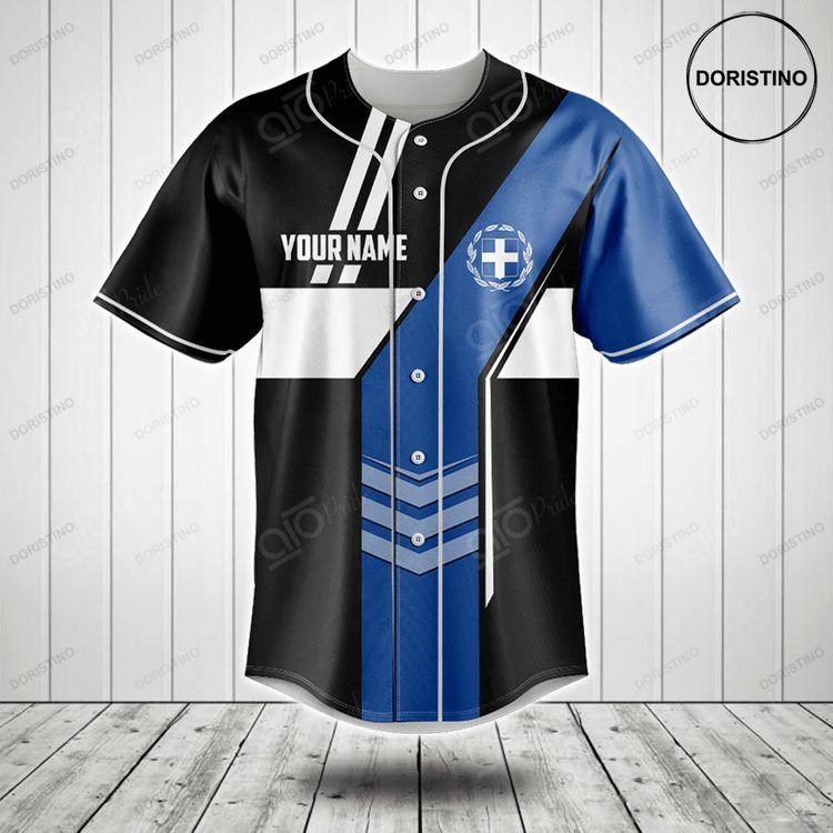 Customize Greece Flag Speed Doristino Limited Edition Baseball Jersey