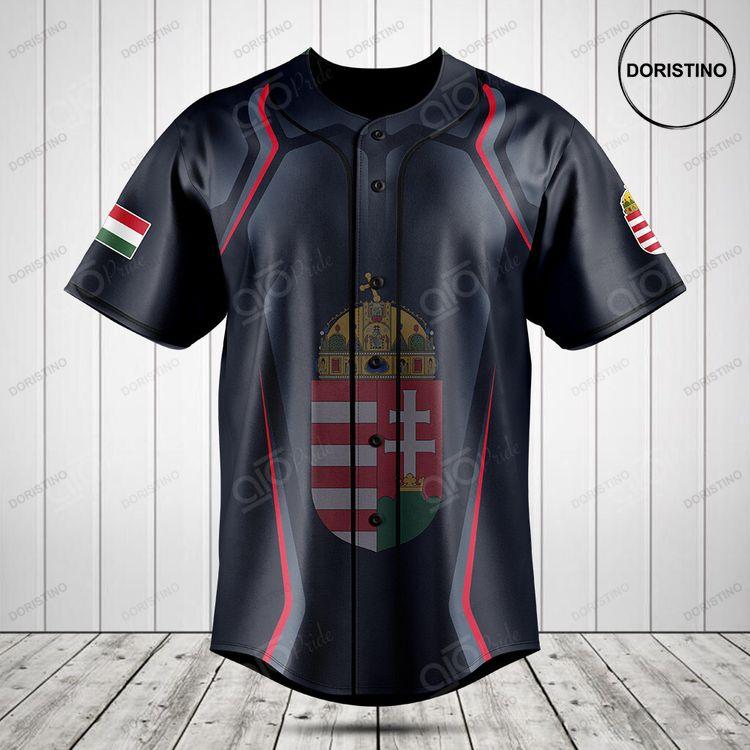 Customize Hungary Coat Of Arms Print Special Doristino Limited Edition Baseball Jersey