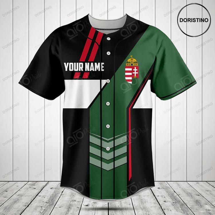 Customize Hungary Flag Speed Doristino Limited Edition Baseball Jersey