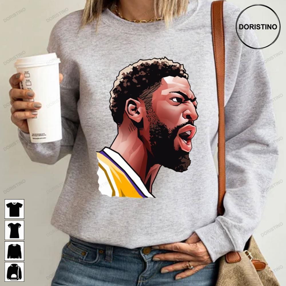 The Brow Of Anthony Davis Vintage Art Basketball Limited Edition T-shirts