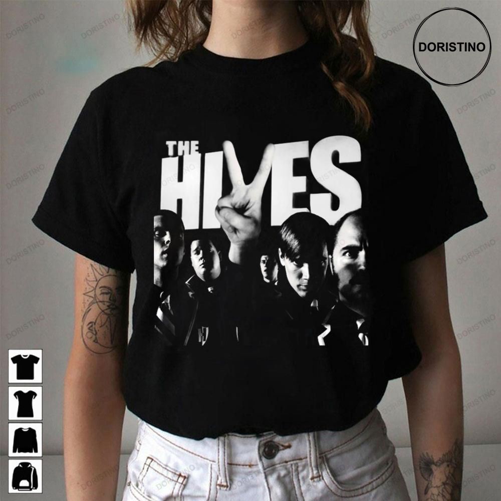 The Hives Band Black And White Art Awesome Shirts