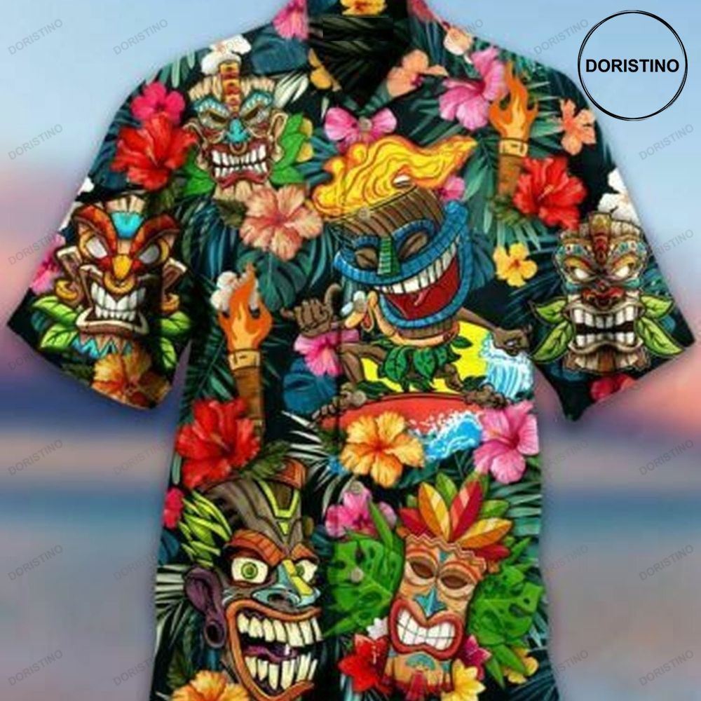 Aloha Summer Father Son Coral Hibiscus Awesome Hawaiian Shirt