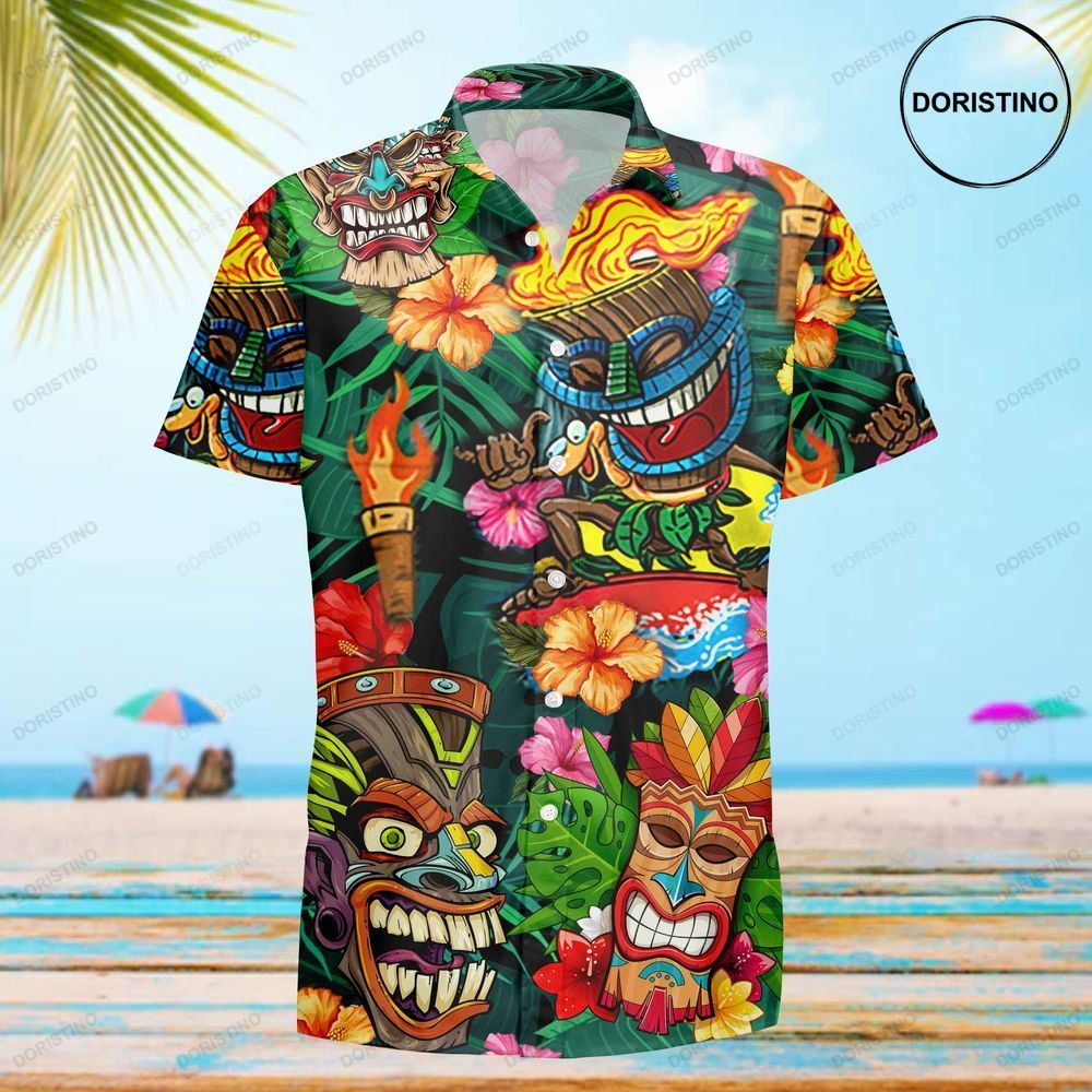 Aloha Tiki Tiki Hawaii Beach Lover Limited Edition Hawaiian Shirt