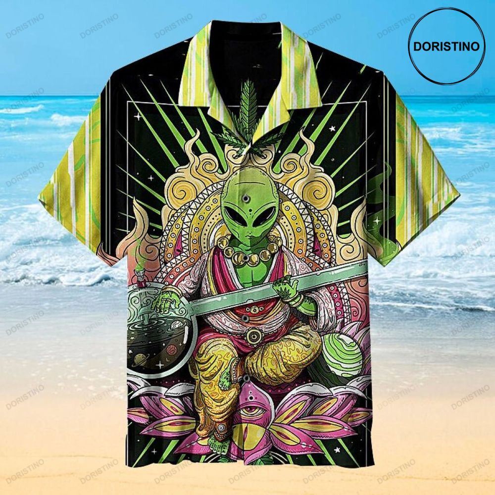 Amazing Alien Vintage Summer Awesome Hawaiian Shirt