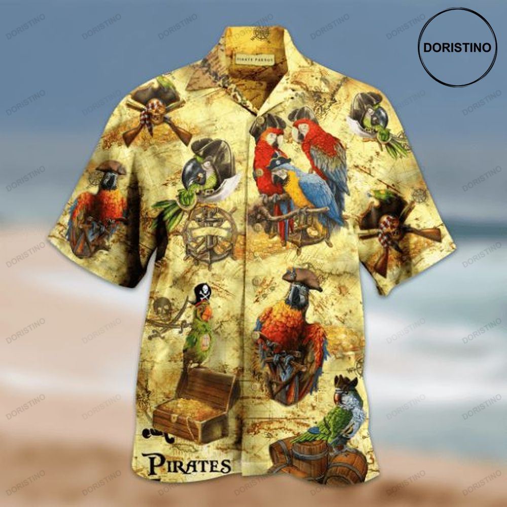 Amazing Pirate Parrots Hawaii Aloha Limited Edition Hawaiian Shirt