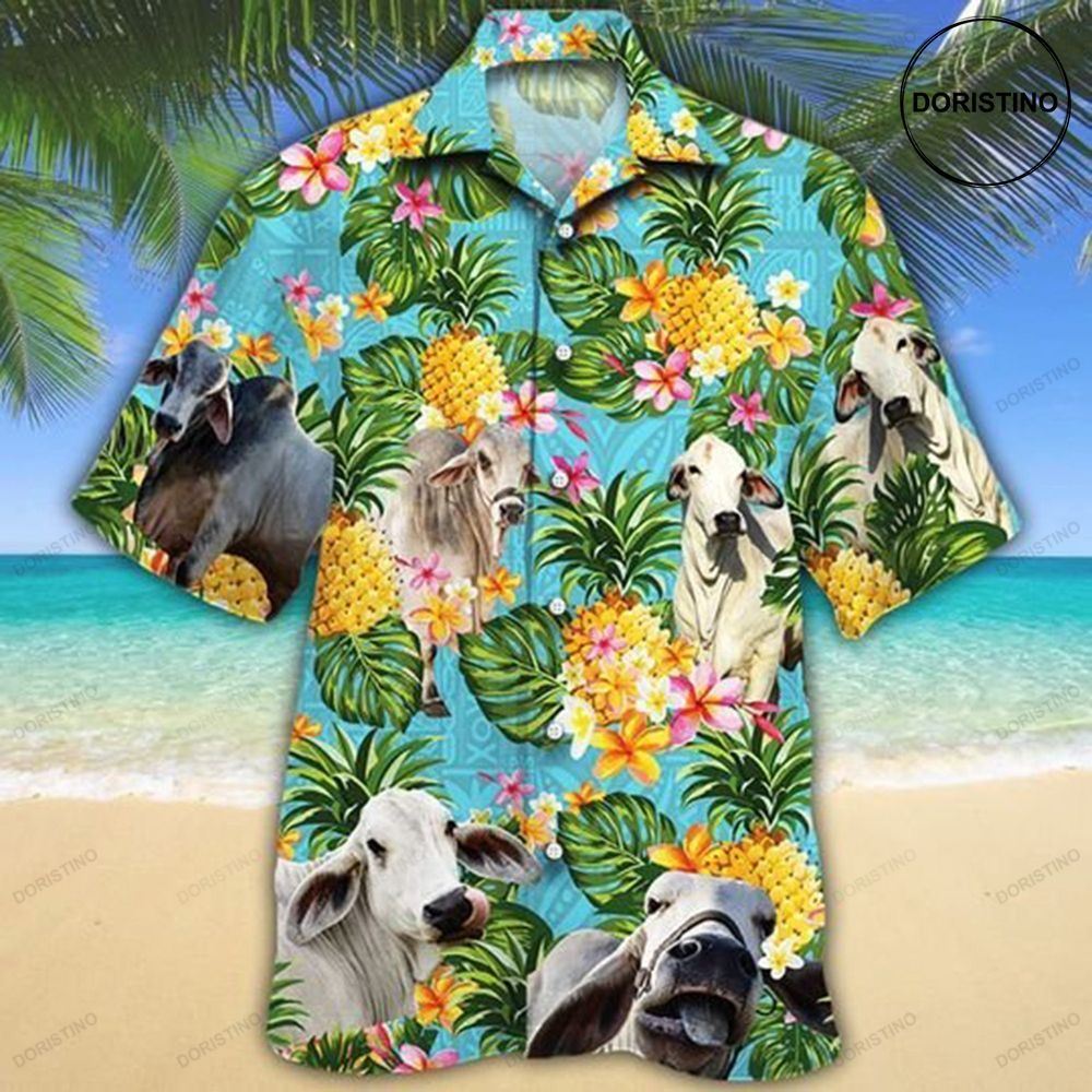 American Brahman Pineapple Farm Lovers Awesome Hawaiian Shirt