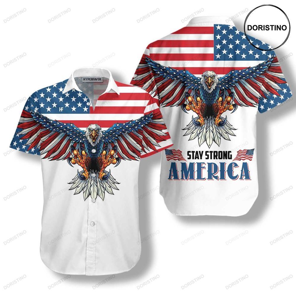 American Eagle Stay Strong For Men Awesome Hawaiian Shirt