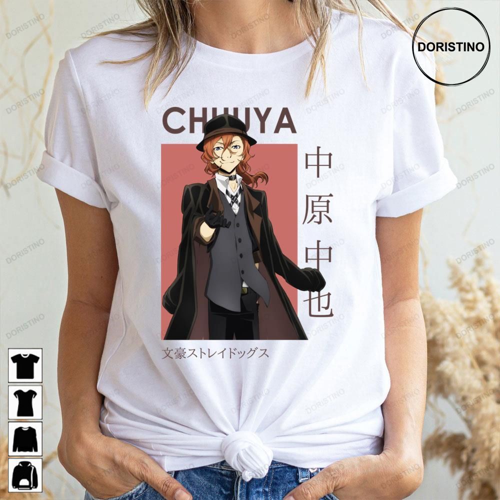 Chuuya Nakahara Card Bungou Stray Dogs Limited Edition T-shirts