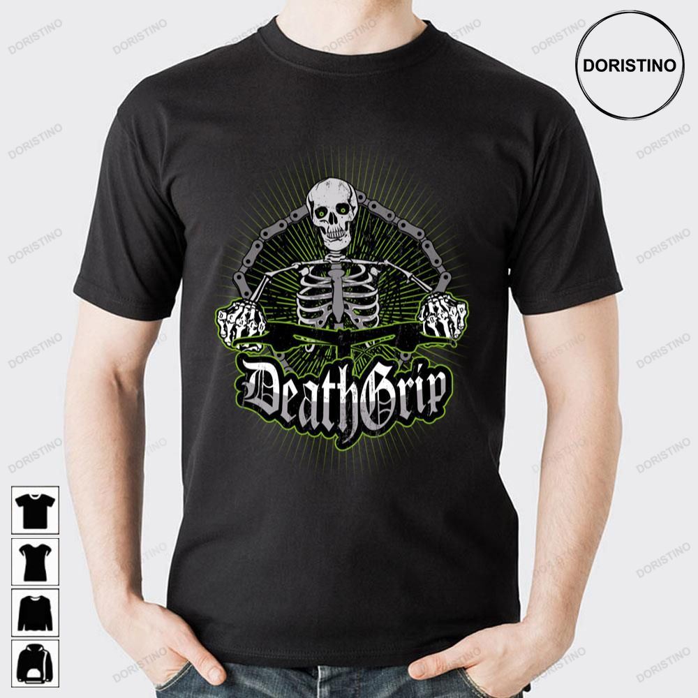 Death Grip Skeleton Racing Limited Edition T-shirts